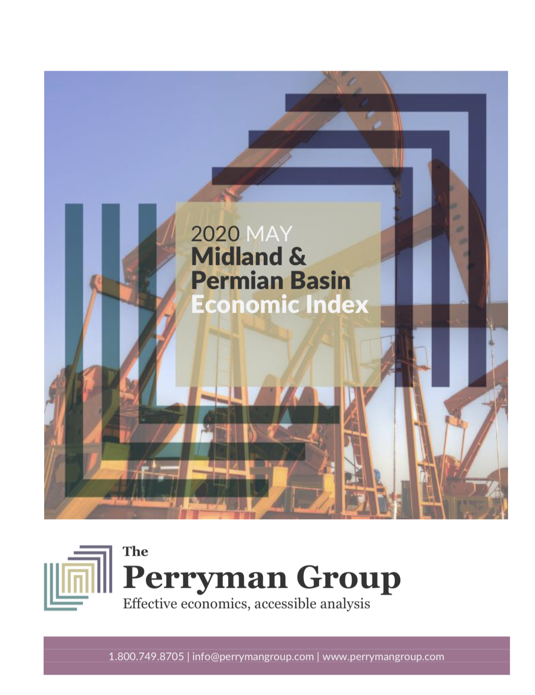 Thumbnail Image For May 2020 Midland & Permian Basin Economic Indices - The Perryman Group - Click Here To See